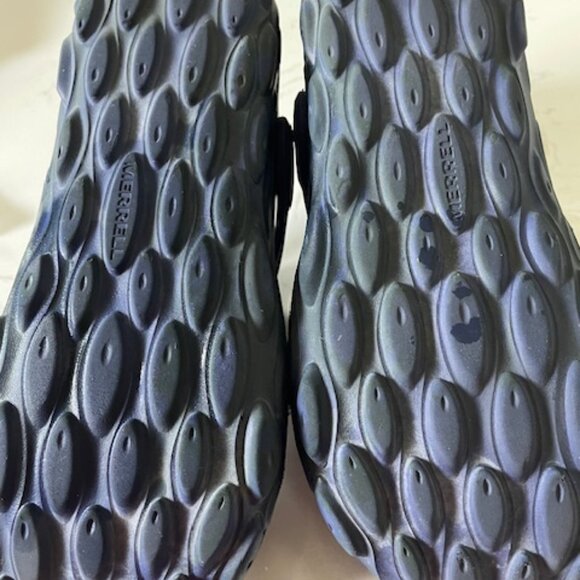 The Merrell Hydro Moc Slip On Dark Blue/Black Waterproof Shoes - Picture 3 of 9